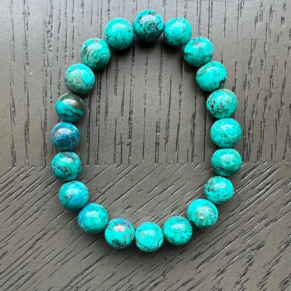 Phoenix turquoise bracelet 9mm SIZE 6.5’ - Picture 4 of 6